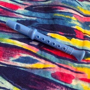 Light Blue Kids Recorder - Compact Plastic Flute